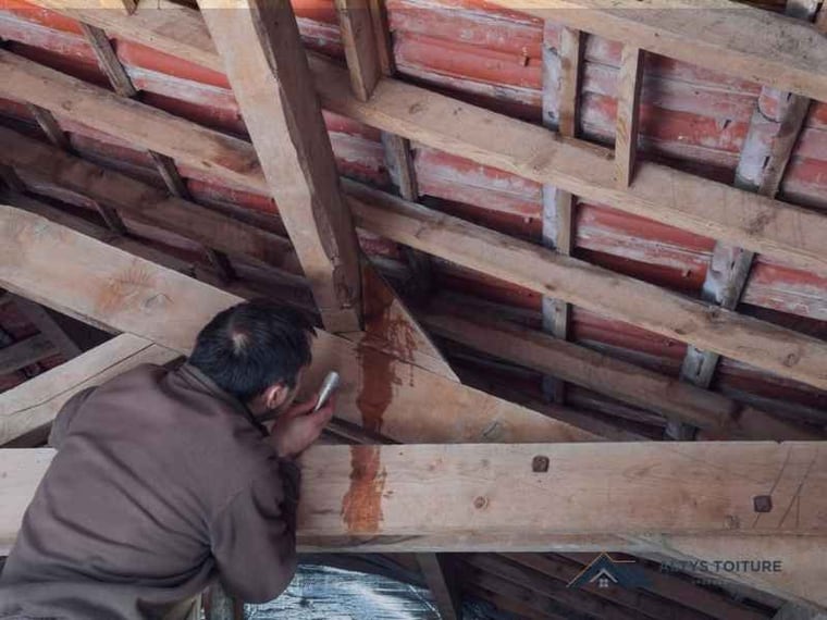 Recherche de fuite de toiture — chantier Altys Toiture Langon à Langon